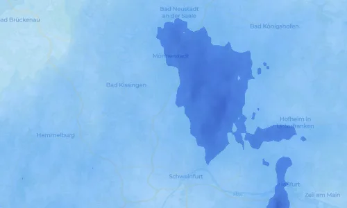 Regenradar Vorschaubild - Aktuelle Niederschläge in Rannungen und Umgebung