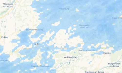 Regenradar Vorschaubild - Aktuelle Niederschläge in Ranoldsberg und Umgebung