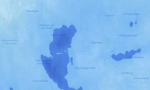 Regenradar Vorschaubild - Aktuelle Niederschläge in Rappershausen und Umgebung