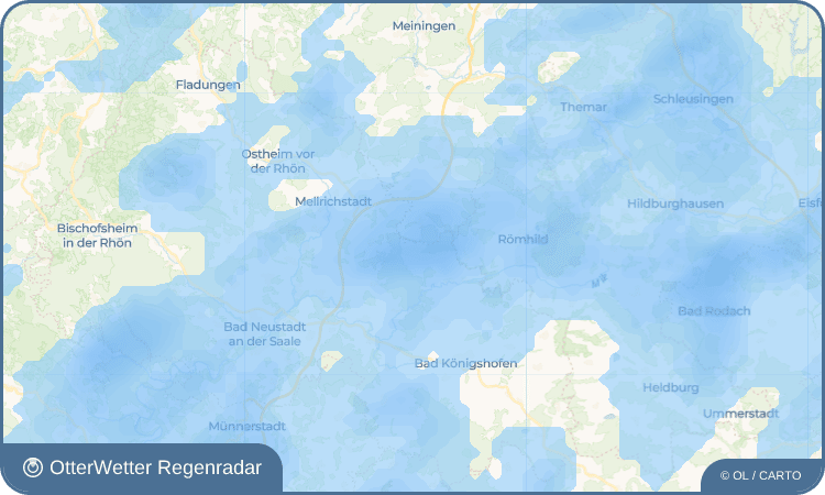 OtterWetter Regenradar-Widget Rappershausen