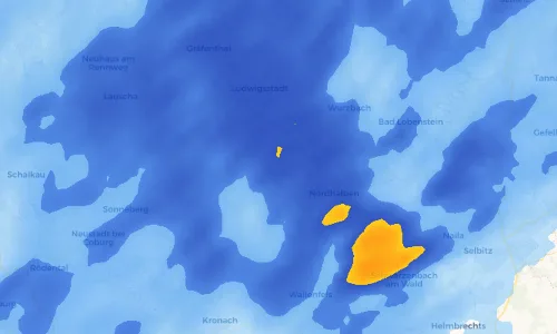 Regenradar Vorschaubild - Aktuelle Niederschläge in Rappoltengrün und Umgebung