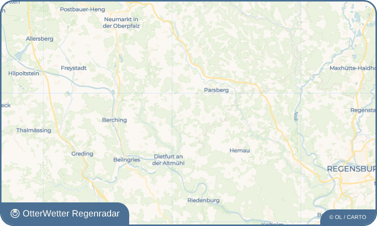 OtterWetter Regenradar-Widget Rasch