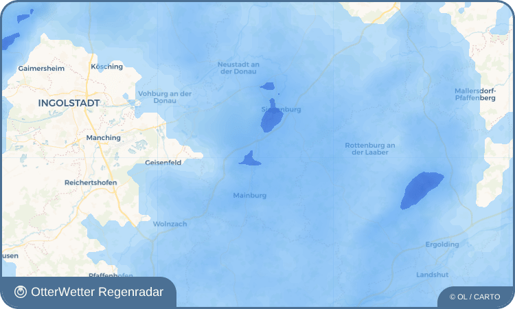 OtterWetter Regenradar-Widget Ratzenhofen