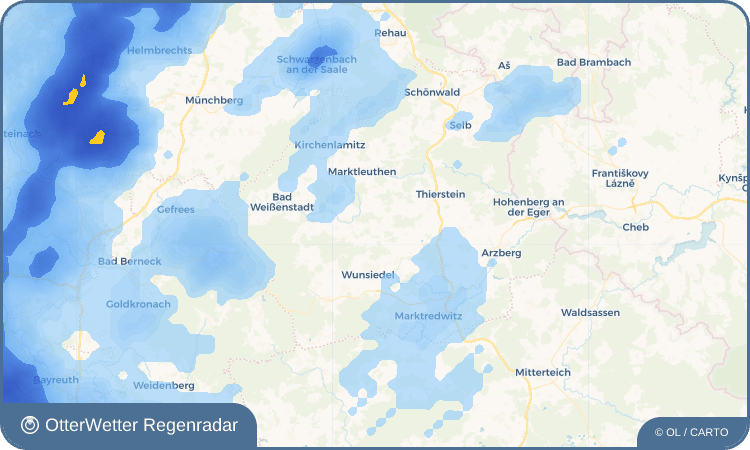 Widget-Vorschau für Rauschensteig Wetter-Widget-Vorschau mit Vorhersagedaten für Rauschensteig