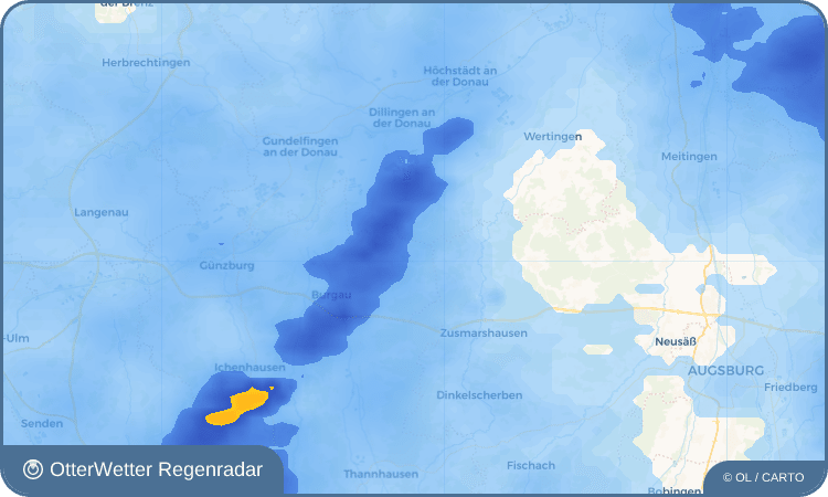 OtterWetter Regenradar-Widget Rechbergreuthen