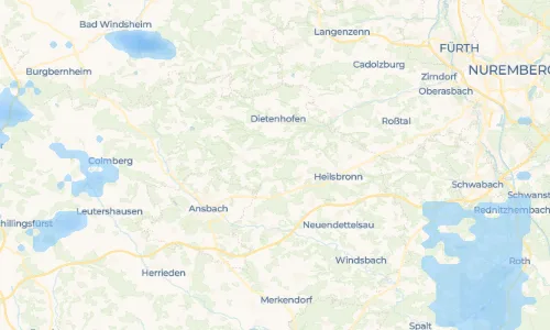 Regenradar Vorschaubild - Aktuelle Niederschläge in Reckersdorf und Umgebung
