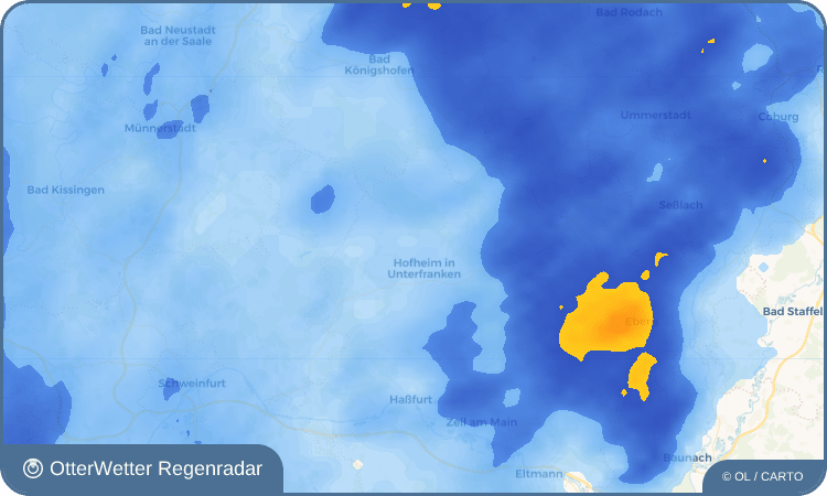 OtterWetter Regenradar-Widget Reckertshausen