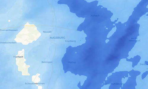 Regenradar Vorschaubild - Aktuelle Niederschläge in Rederzhausen und Umgebung