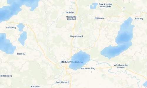 Regenradar Vorschaubild - Aktuelle Niederschläge in Regendorf und Umgebung
