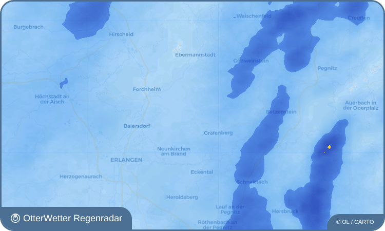 Wetter-Widget-Vorschau mit Vorhersagedaten für Regensberg