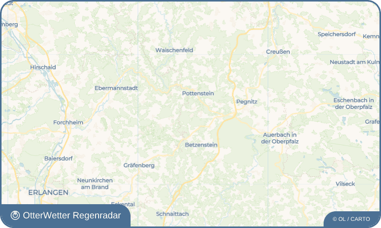 OtterWetter Regenradar-Widget Regenthal
