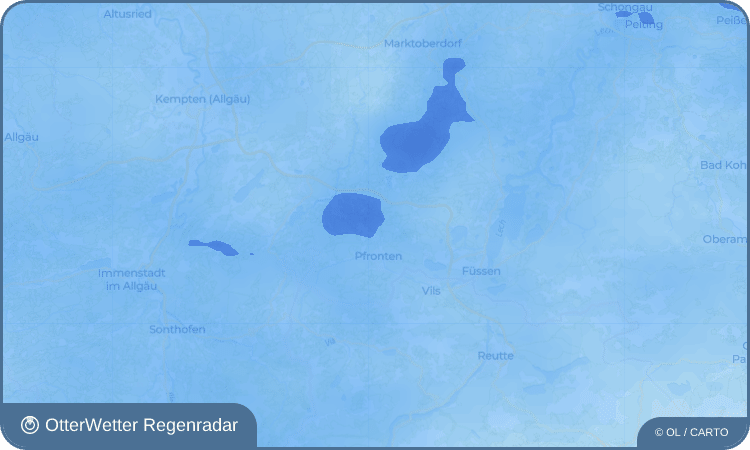 OtterWetter Regenradar-Widget Rehbichl