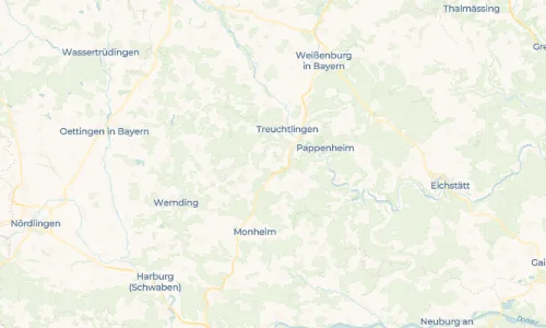 Regenradar Vorschaubild - Aktuelle Niederschläge in Rehlingen und Umgebung