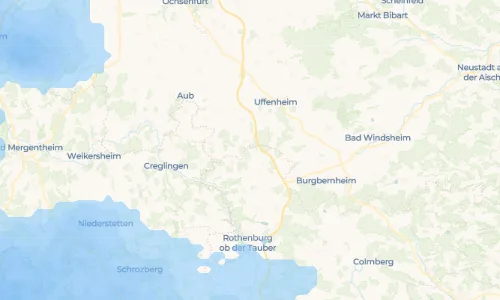 Regenradar Reichardsroth: aktuelle Niederschläge in Reichardsroth und Umgebung, Stand 20. Oktober 2026 um 17:00 Uhr