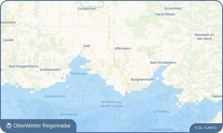 OtterWetter Regenradar-Widget Reichardsroth