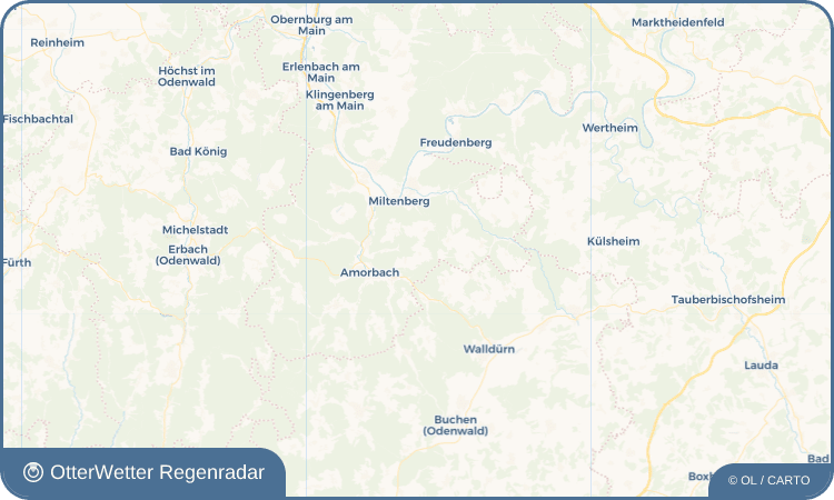 OtterWetter Regenradar-Widget Reichartshausen