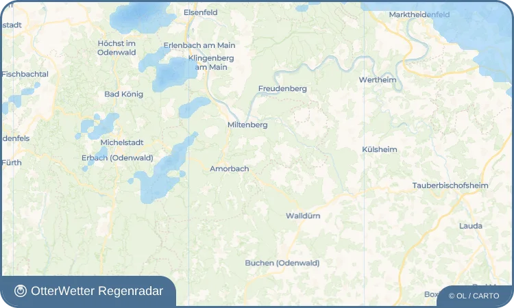 Widget-Vorschau für Reichartshausen Wetter-Widget-Vorschau mit Vorhersagedaten für Reichartshausen