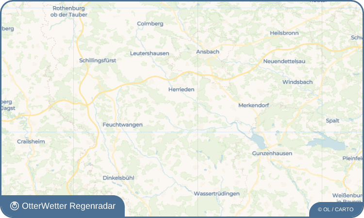 OtterWetter Regenradar-Widget Reichenau