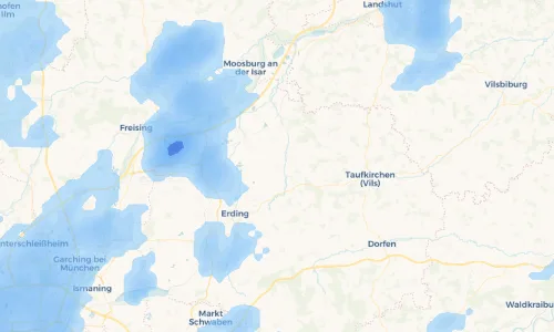 Regenradar Vorschaubild - Aktuelle Niederschläge in Reichenkirchen und Umgebung