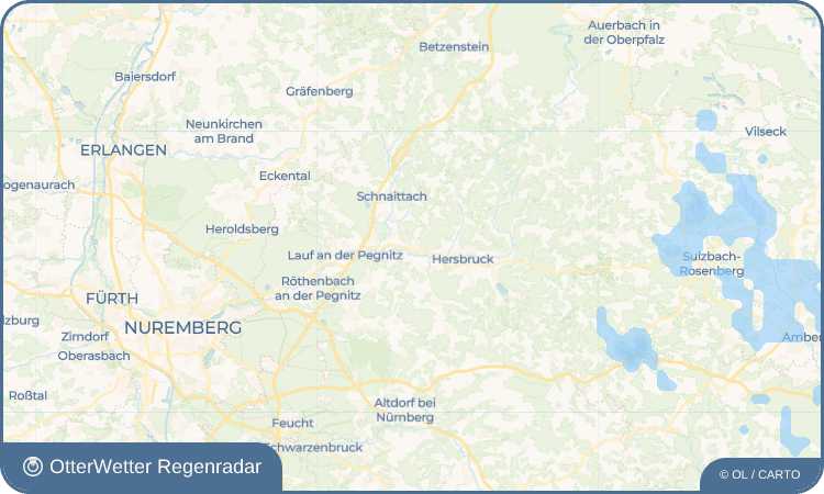 OtterWetter Regenradar-Widget Reichenschwand