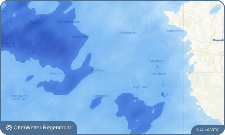 OtterWetter Regenradar-Widget Reichersbeuern
