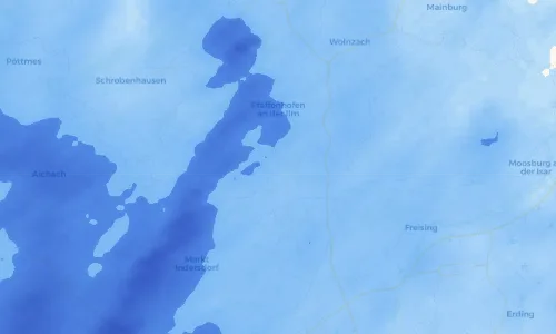 Regenradar Vorschaubild - Aktuelle Niederschläge in Reichertshausen und Umgebung