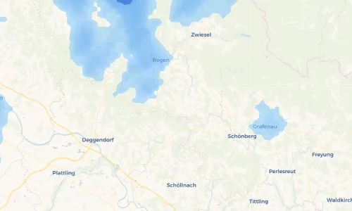 Regenradar Vorschaubild - Aktuelle Niederschläge in Reichertsried und Umgebung
