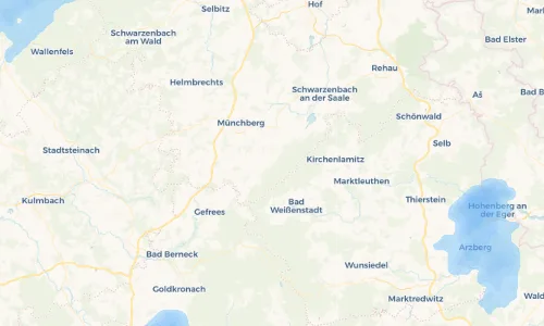 Regenradar Vorschaubild - Aktuelle Niederschläge in Reinersreuth und Umgebung