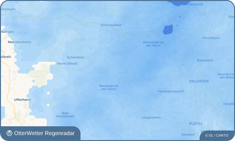 OtterWetter Regenradar-Widget Reinhardshofen