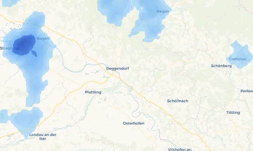 Regenradar Vorschaubild - Aktuelle Niederschläge in Reinprechting und Umgebung