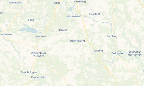 Regenradar Vorschaubild - Aktuelle Niederschläge in Reinwarzhofen und Umgebung