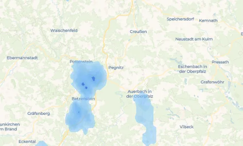 Regenradar Vorschaubild - Aktuelle Niederschläge in Reisach und Umgebung