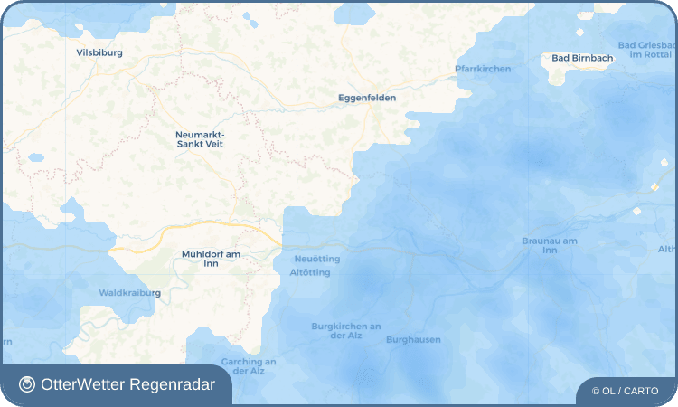 OtterWetter Regenradar-Widget Reischach