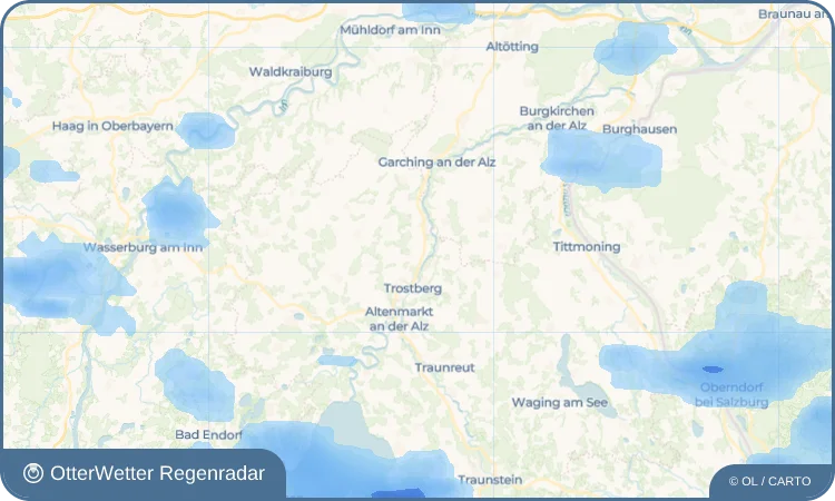 Wetter-Widget-Vorschau mit Vorhersagedaten für Reit
