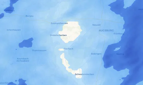 Regenradar Vorschaubild - Aktuelle Niederschläge in Reitenbuch und Umgebung
