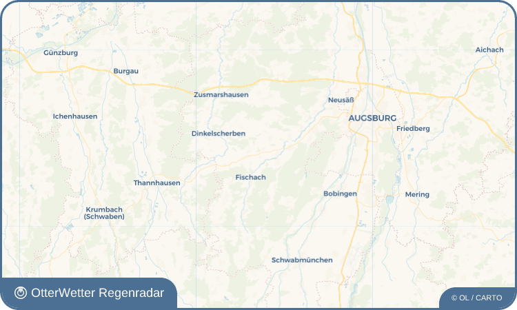 OtterWetter Regenradar-Widget Reitenbuch