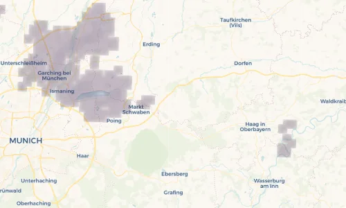 Regenradar Vorschaubild - Aktuelle Niederschläge in Reithofen und Umgebung