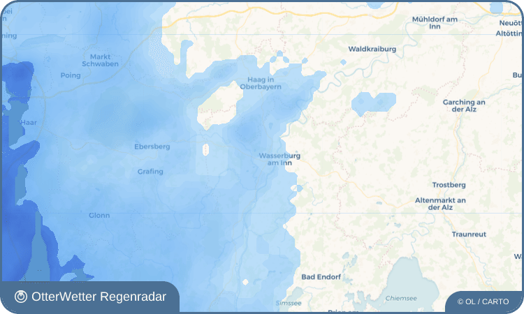OtterWetter Regenradar-Widget Reitmehring