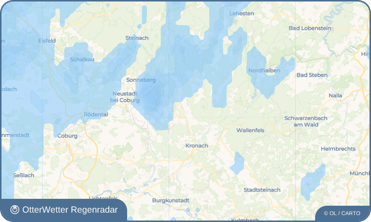 OtterWetter Regenradar-Widget Reitsch