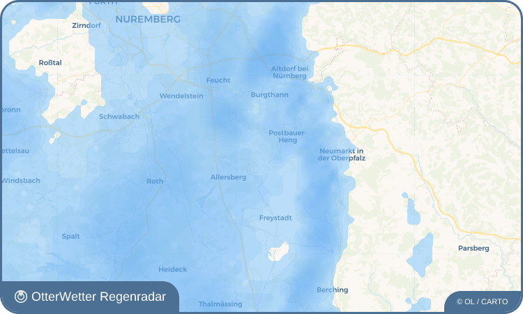 OtterWetter Regenradar-Widget Rengersricht