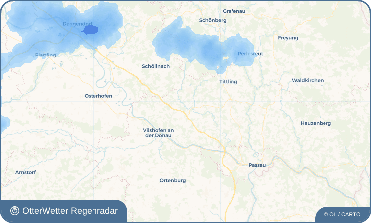 OtterWetter Regenradar-Widget Renholding