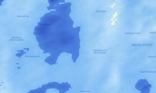 Regenradar Vorschaubild - Aktuelle Niederschläge in Rennertshofen und Umgebung