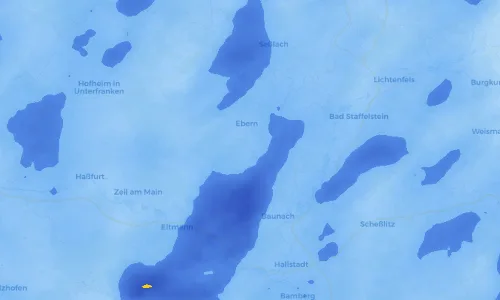 Regenradar Vorschaubild - Aktuelle Niederschläge in Rentweinsdorf und Umgebung