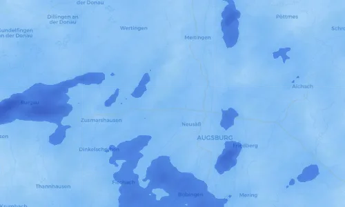 Regenradar Vorschaubild - Aktuelle Niederschläge in Rettenbergen und Umgebung