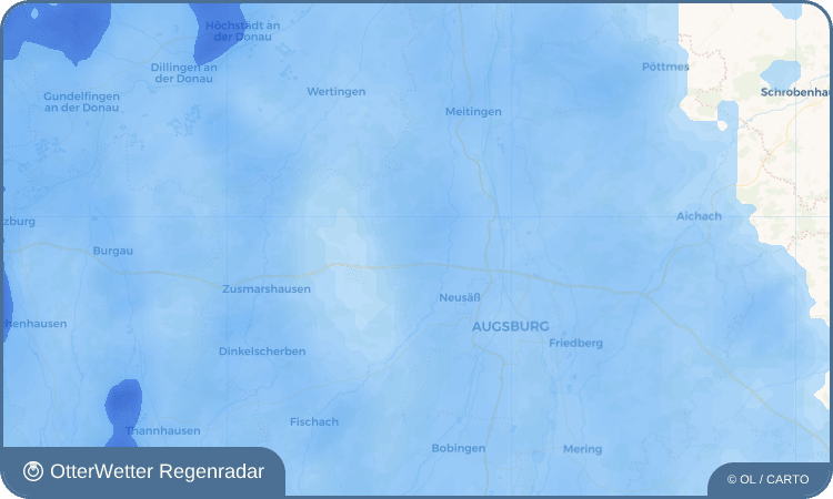 OtterWetter Regenradar-Widget Rettenbergen