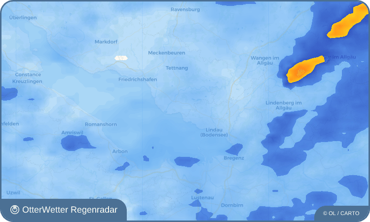 Widget-Vorschau für Retterschen Wetter-Widget-Vorschau mit Vorhersagedaten für Retterschen