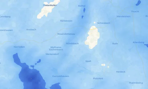 Regenradar Vorschaubild - Aktuelle Niederschläge in Retzendorf und Umgebung