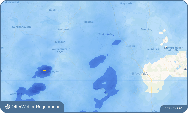 OtterWetter Regenradar-Widget Reuth am Wald
