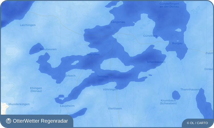 OtterWetter Regenradar-Widget Reutti