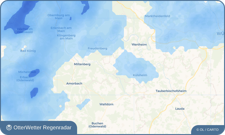 Widget-Vorschau für Richelbach Wetter-Widget-Vorschau mit Vorhersagedaten für Richelbach